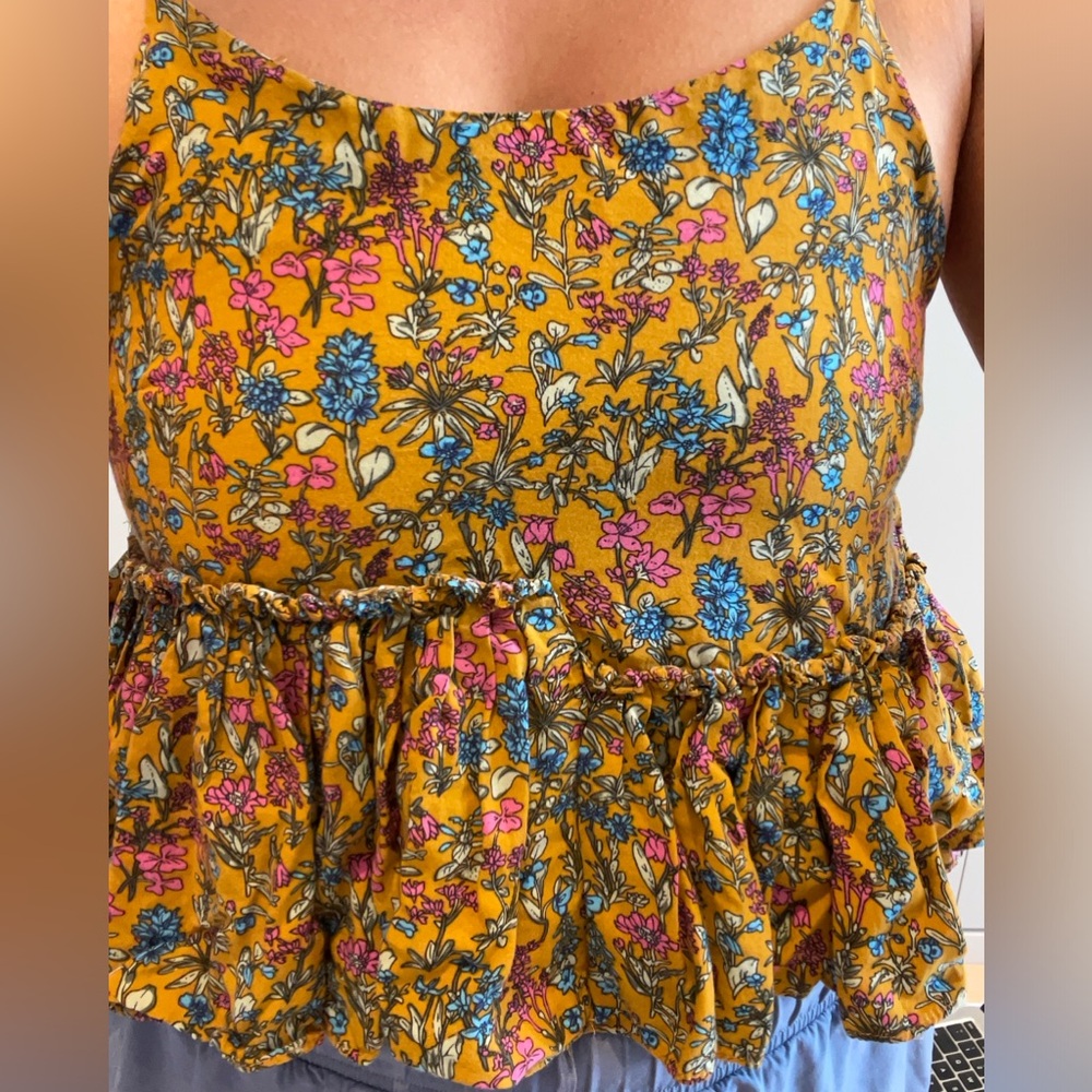 Flowery tank top